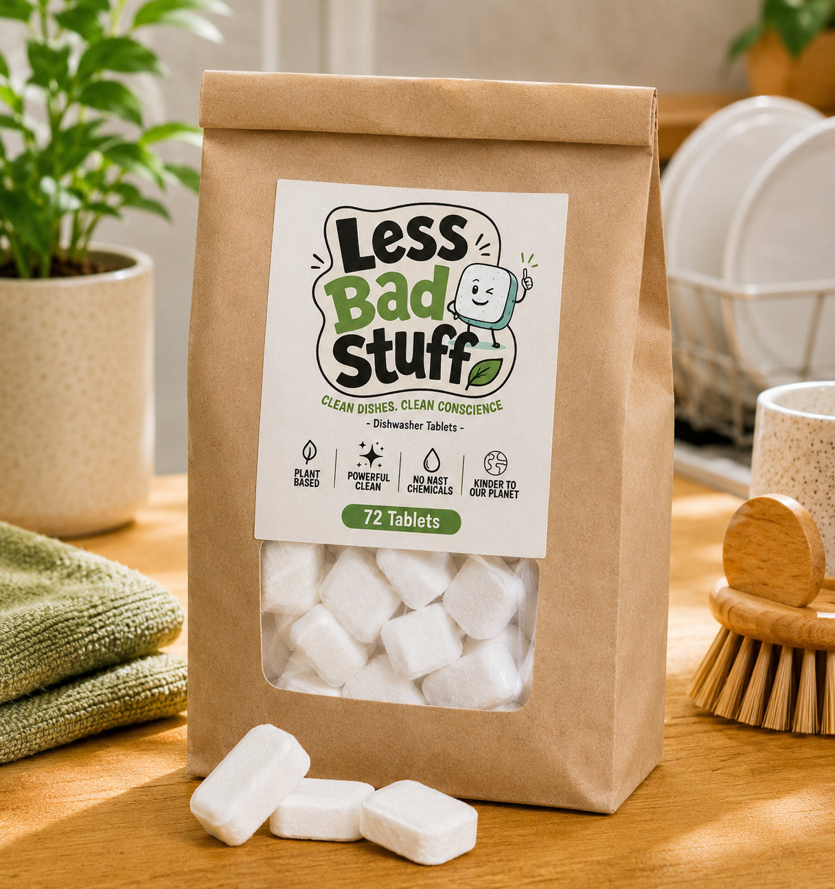 72 Less Bad Dishwasher Tablets